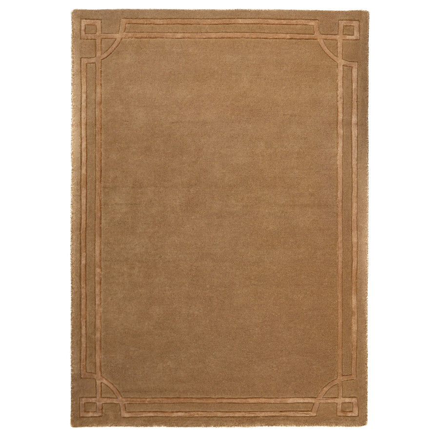 Teppich Kurzflor im Art-Déco-Stil - Klassische Bordüre - Wohnzimmer_Rechteckig_