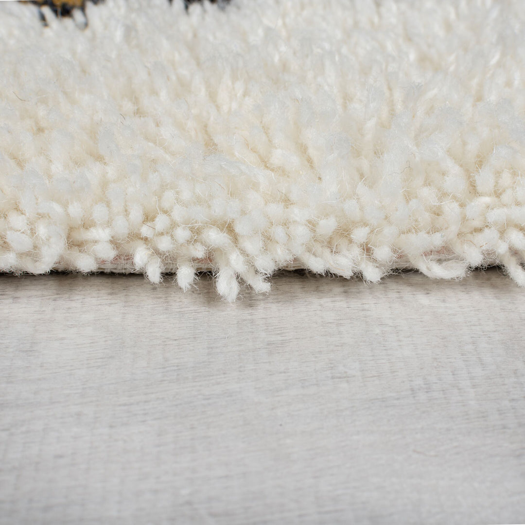 Teppich Berberstil handgetuftet aus 100% Wolle - gemütlich und fußbodenheizunggeeignet_Rechteckig_