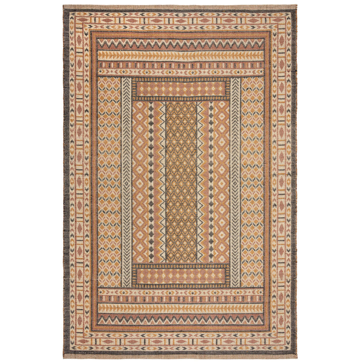 Teppich Kurzflor Ethno Muster - Orientalisch - Wohnzimmer_Rechteckig_