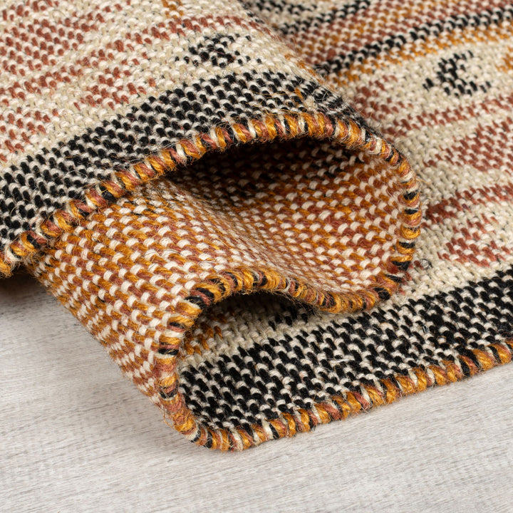 Teppich Kurzflor Ethno Muster - Orientalisch - Wohnzimmer_Rechteckig_