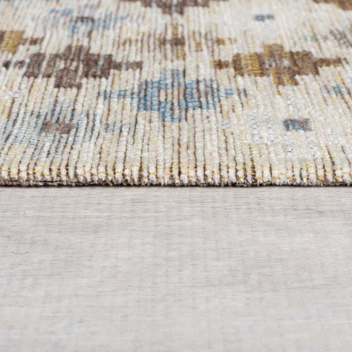 Teppich Flachgewebe Rautenmuster strapazierfähig pflegeleicht_Rechteckig_