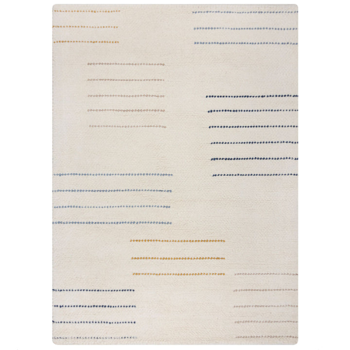 Wollteppich Linienstreifen Muster - Streifen - Wohnzimmer_Rechteckig_