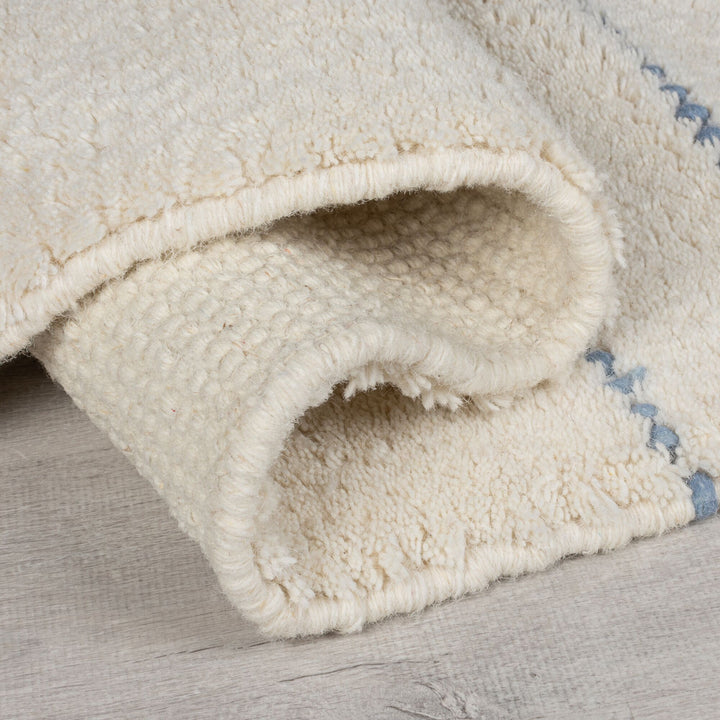 Wollteppich Linienstreifen Muster - Streifen - Wohnzimmer_Rechteckig_