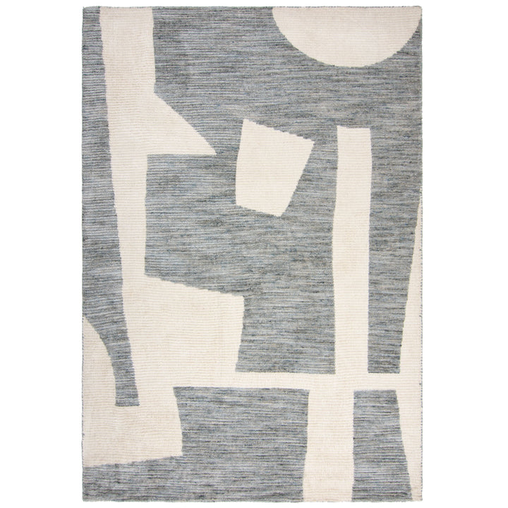 Teppich Kurzflor Collage Muster - Abstrakt - Wohnzimmer_Rechteckig_