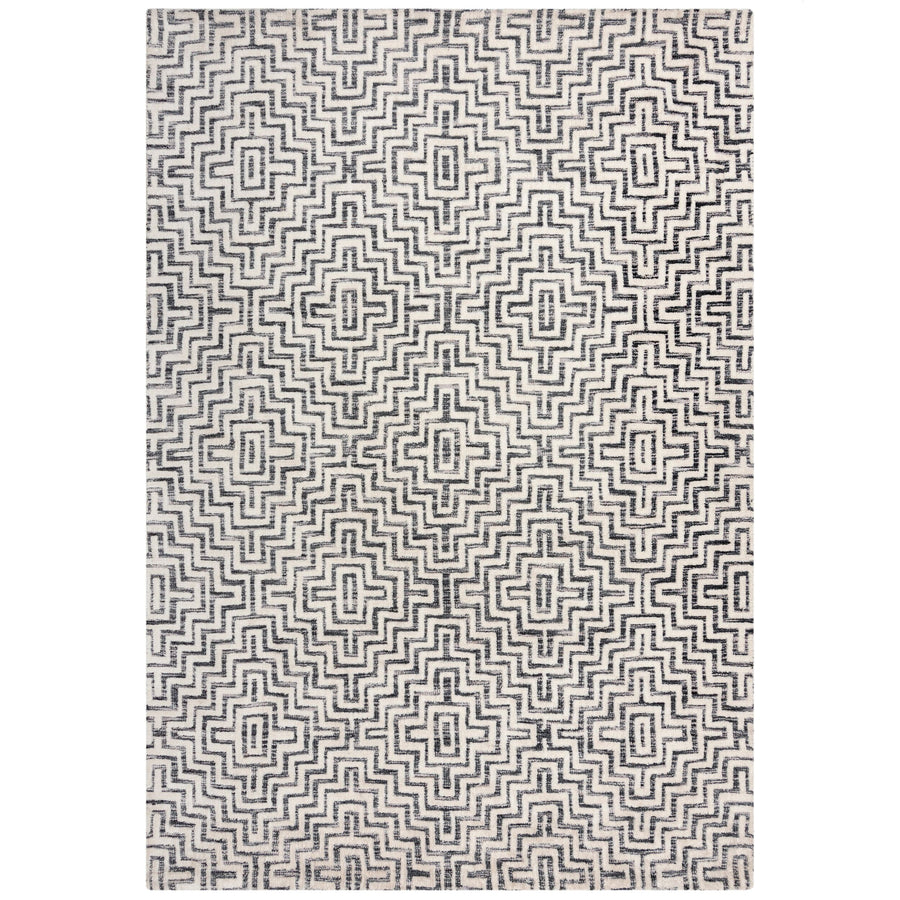 Teppich Kurzflor Zickzack Muster - Geometrisch - Wohnzimmer_Rechteckig_