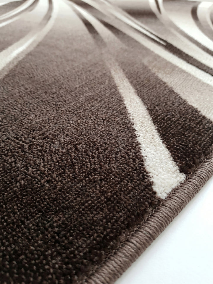 Teppich Brown Läufer Farbdetail Muster_