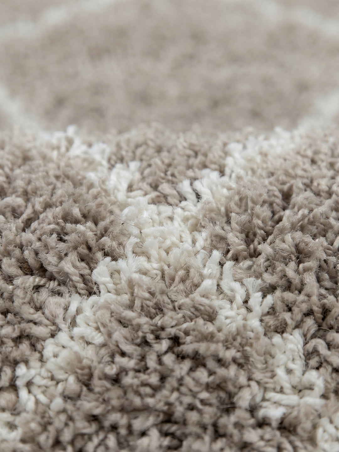 Teppich Beige rechteckig Farbdetail Muster_
