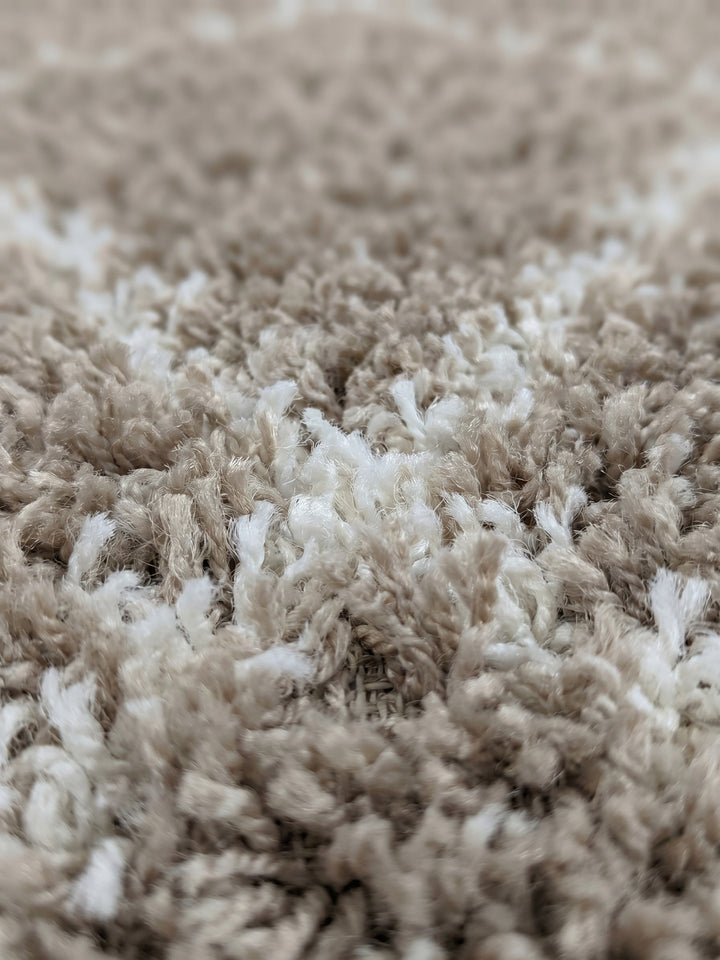 Teppich Beige Läufer Farbdetail Muster_