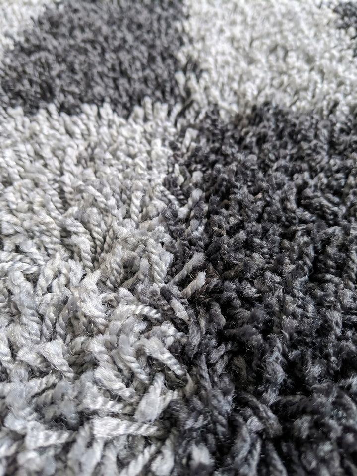 Teppich Grey Läufer Farbdetail Muster_