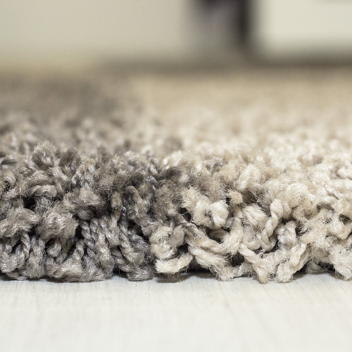 Shaggy Hochflor-Teppich Karo – Waschbar & Flauschig | 3 cm Florhöhe für Barfußkomfort – Ansicht 42