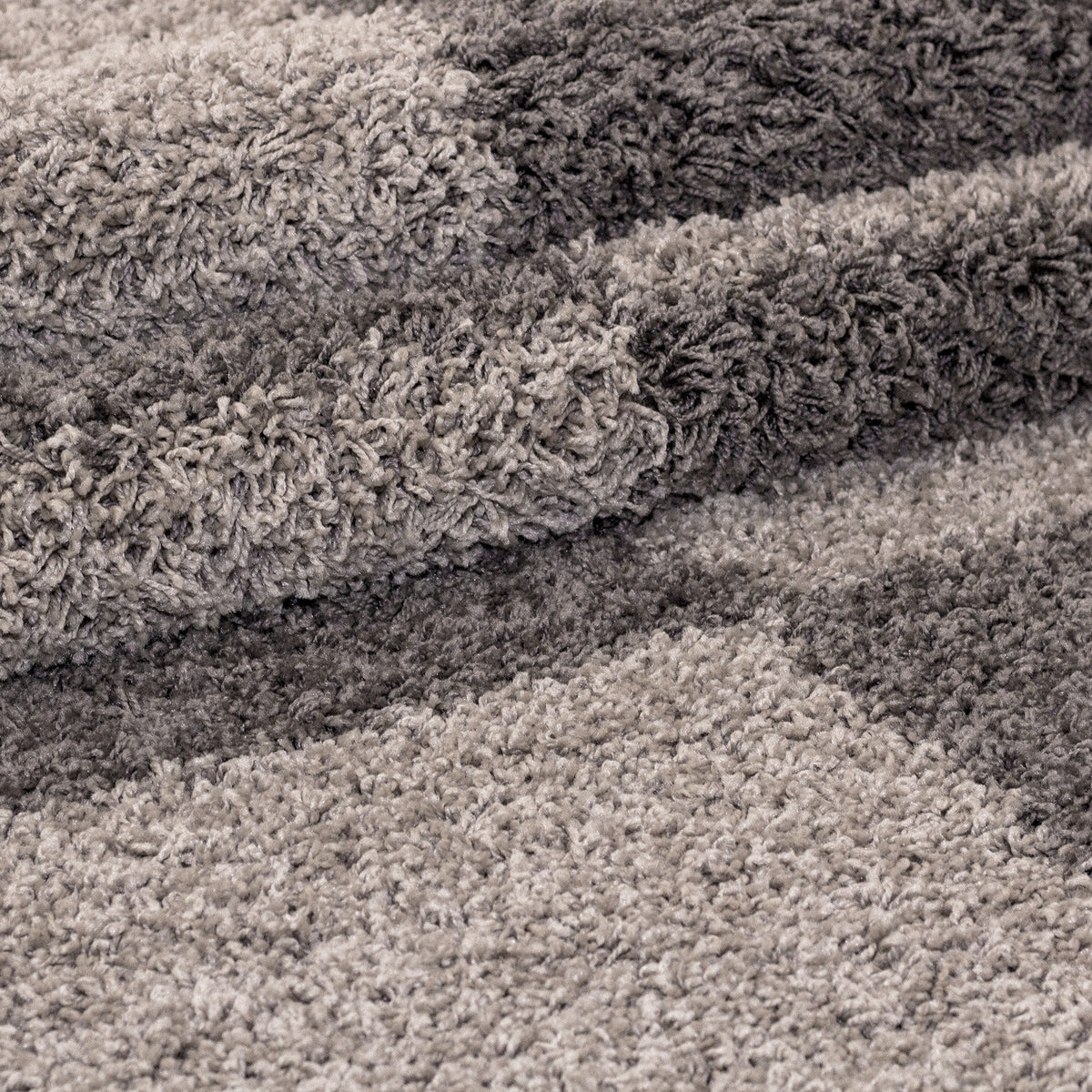 Shaggy Hochflor-Teppich Karo – Waschbar & Flauschig | 3 cm Florhöhe für Barfußkomfort – Ansicht 43