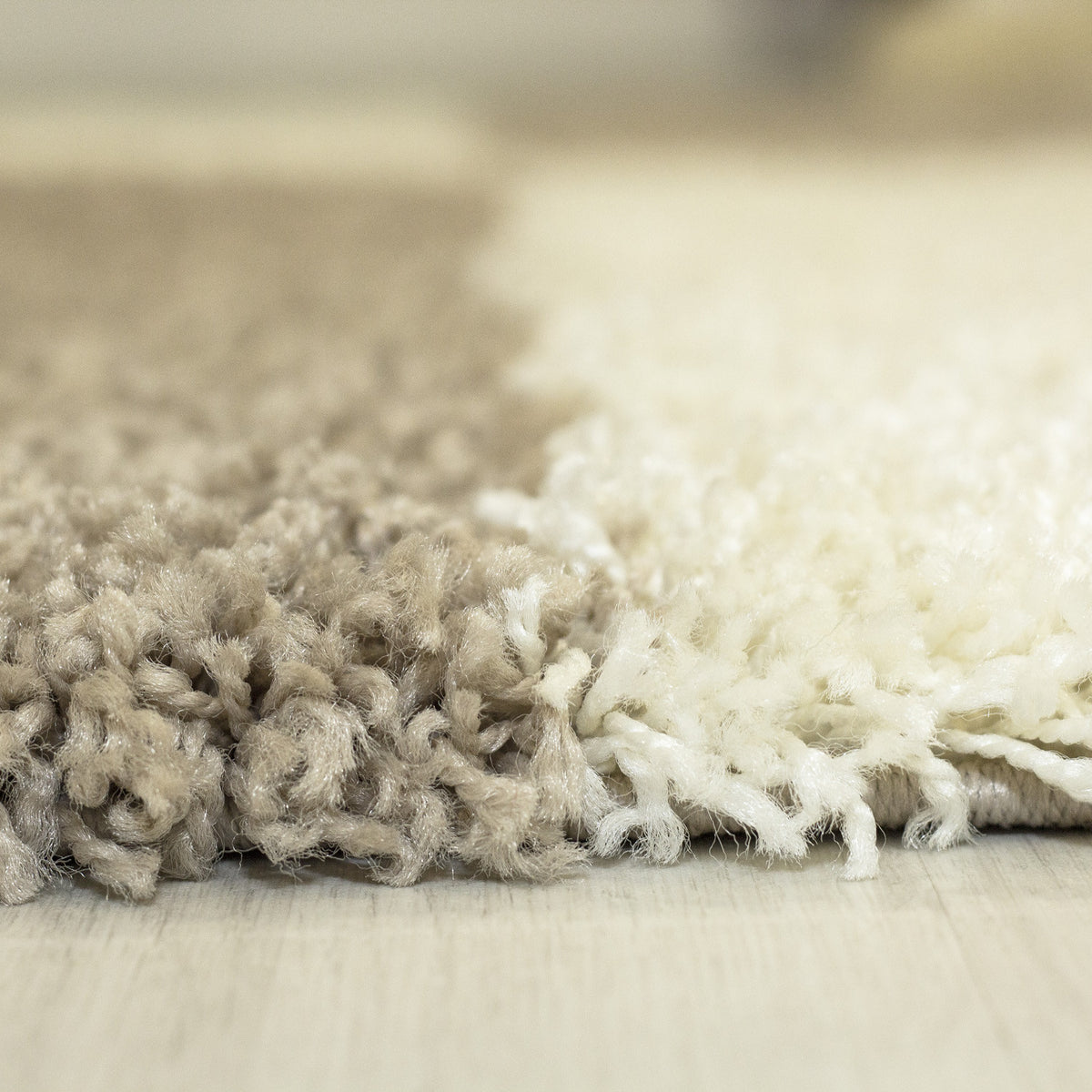 Shaggy Hochflor-Teppich Karo – Waschbar & Flauschig | 3 cm Florhöhe für Barfußkomfort – Ansicht 5