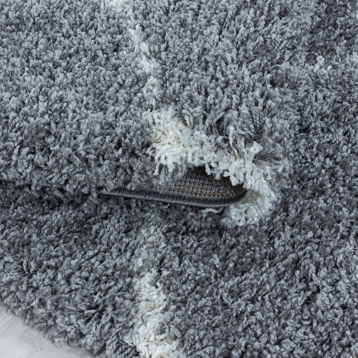 Shaggy Hochflor-Teppich Skandinavisch – Waschbar & Flauschig | 3 cm Florhöhe für Barfußkomfort – Ansicht 25