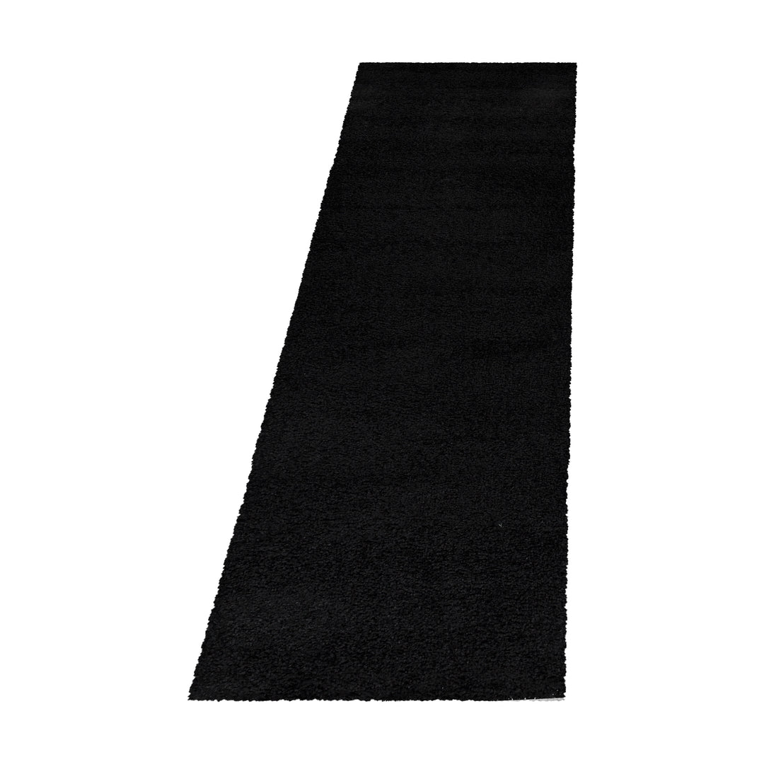 Teppich Hochflor Shaggy Uni-Look Polypropylen Wohnzimmer_Läufer_
