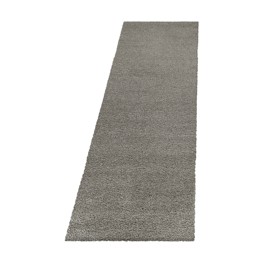 Teppich Hochflor Shaggy Uni-Look Polypropylen Wohnzimmer_Läufer_