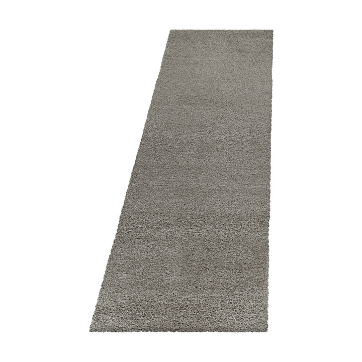 Teppich Hochflor Shaggy Uni-Look Polypropylen Wohnzimmer_Läufer_
