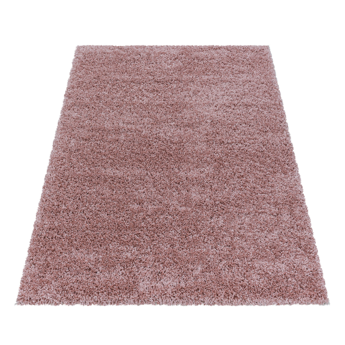 Shaggy Hochflor-Teppich Einfarbig – Waschbar & Flauschig | 3 cm Florhöhe für Barfußkomfort – Ansicht 55