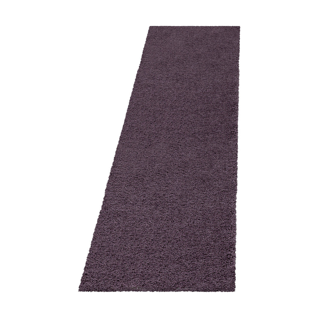 Teppich Hochflor Shaggy Uni-Look Polypropylen Wohnzimmer_Läufer_