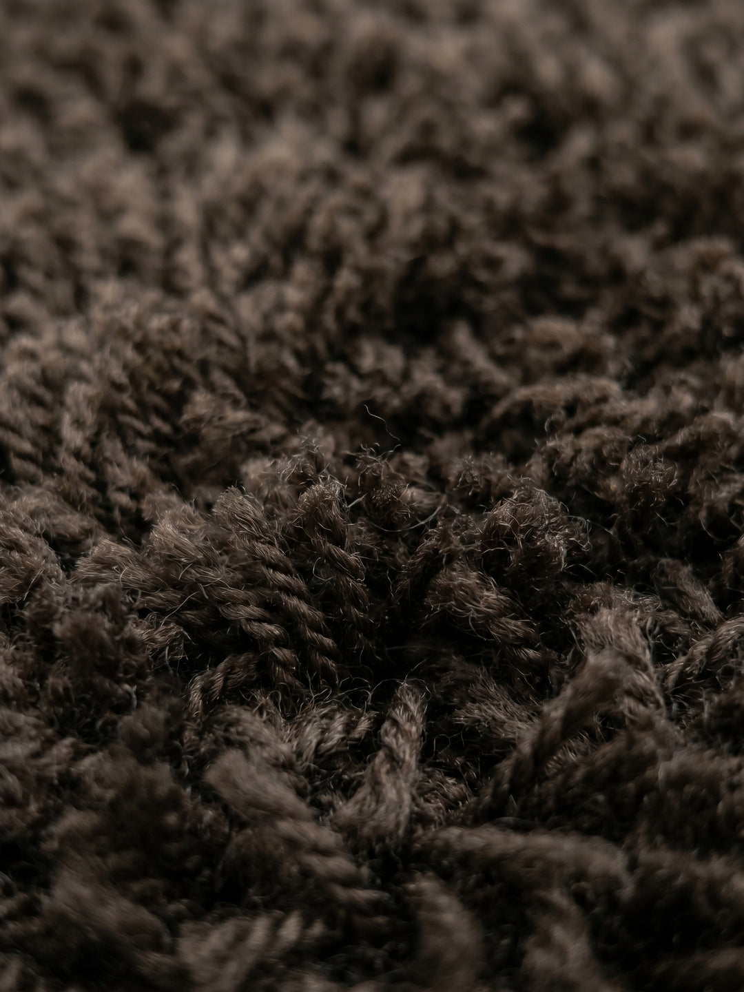 Teppich Brown rund Farbdetail Muster_