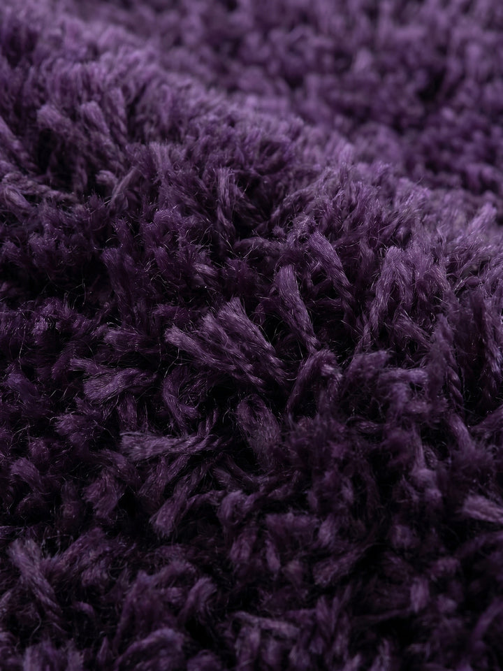 Teppich Lila rund Farbdetail Muster_