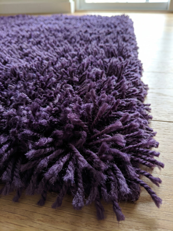 Teppich Lila Läufer Farbdetail Muster_