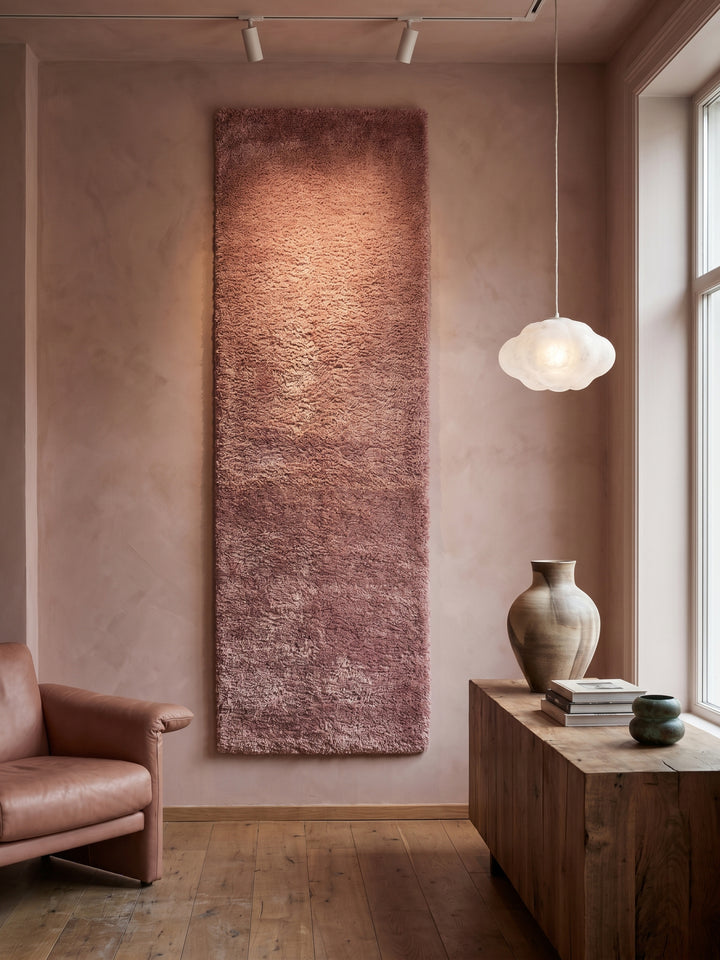 Teppich Rosa Läufer Wandteppich Wanddeko_