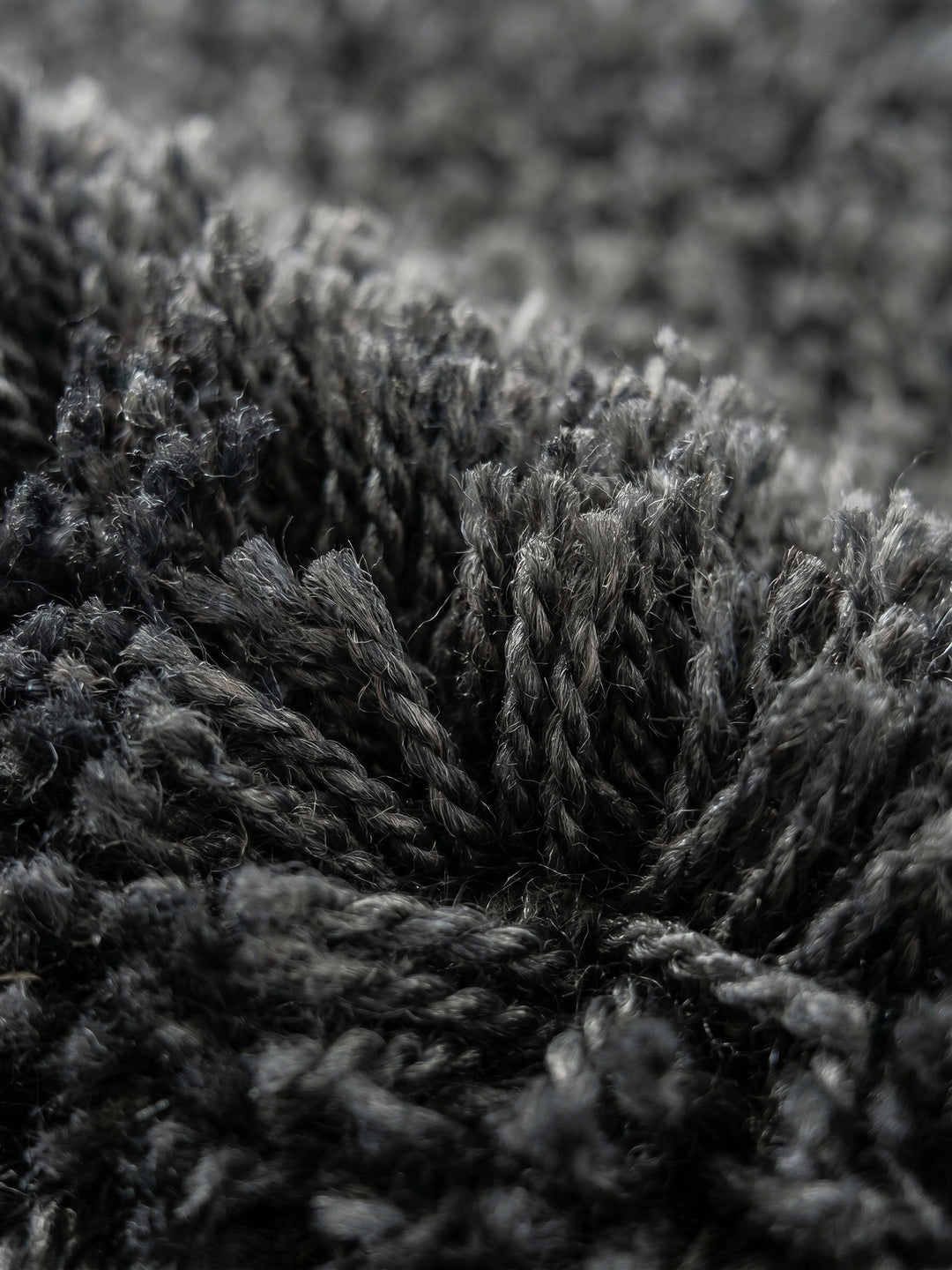 Teppich Grey rund Webstruktur Qualität_