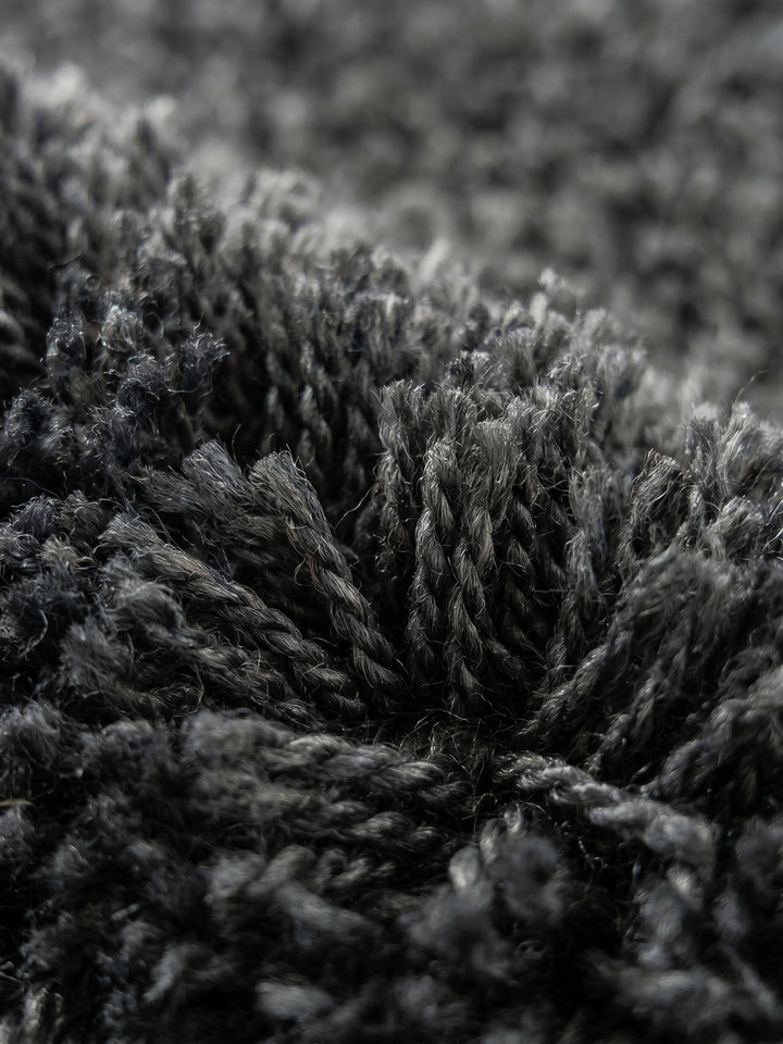 Teppich Grey rund Webstruktur Qualität_