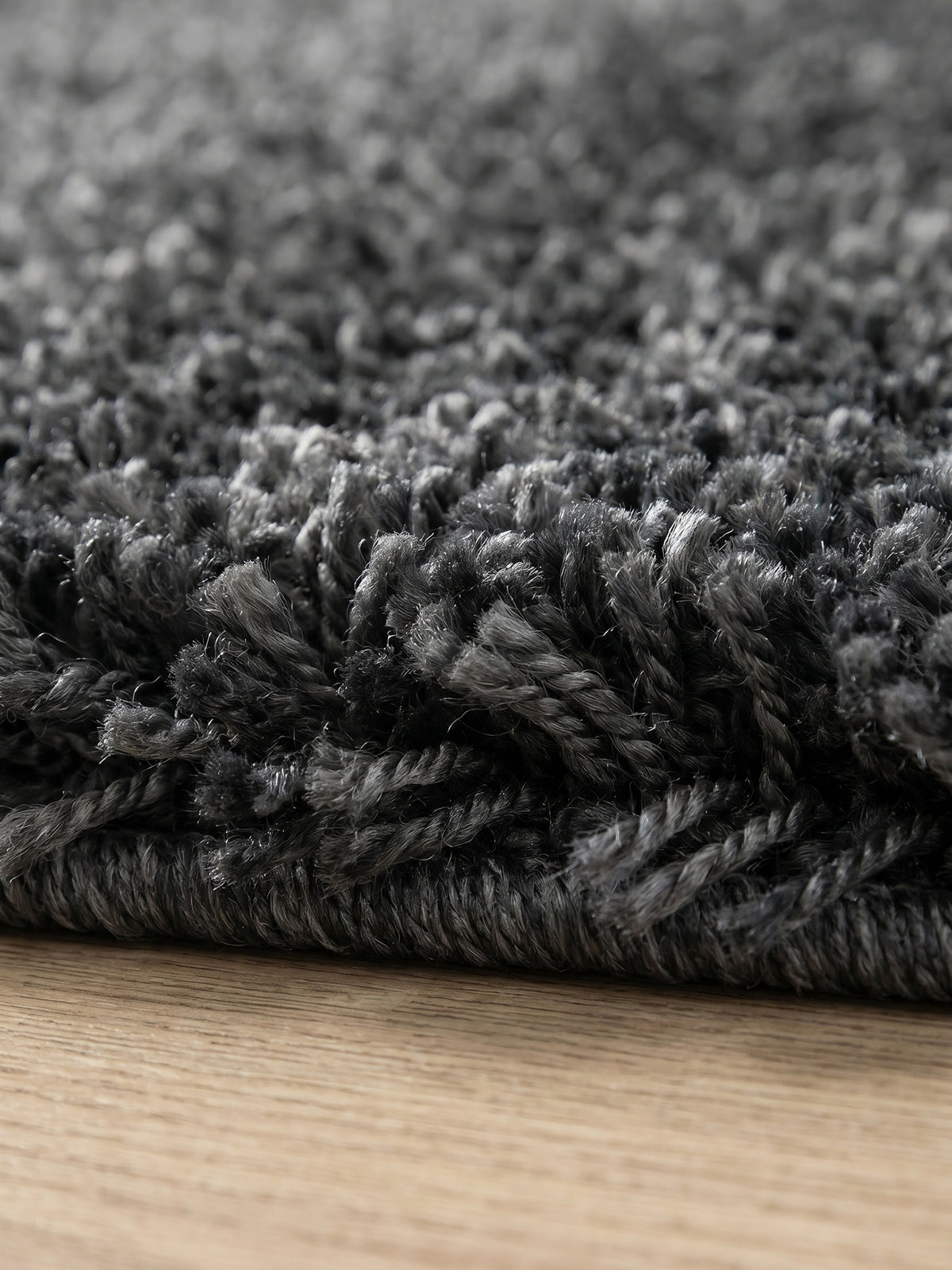 Teppich Grey rund Florhöhe Profil_