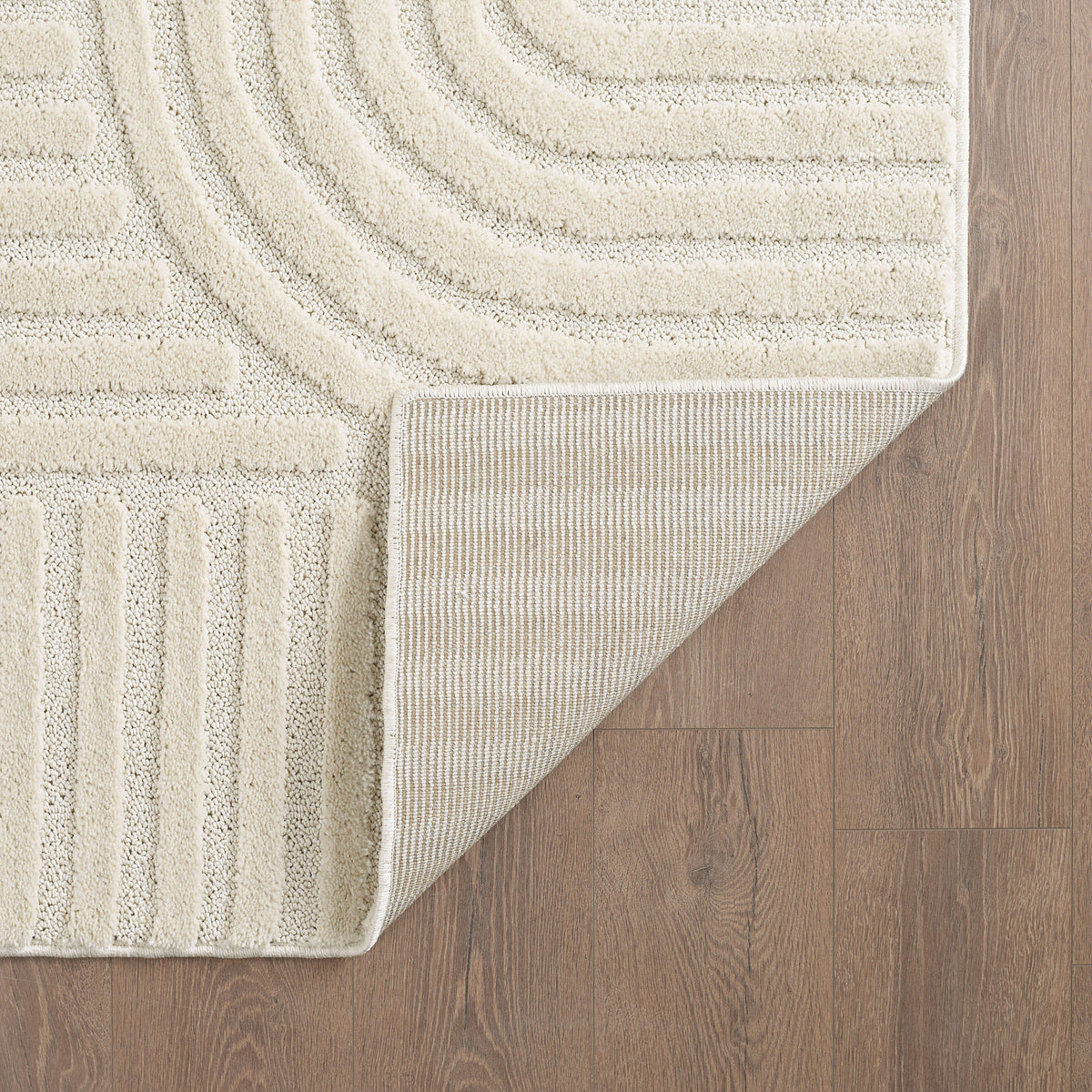 3D Hochflor-Teppich Skandinavisch Boho – Waschbar | Hoch-Tief-Effekt | Saugroboter-geeignet – Ansicht 37