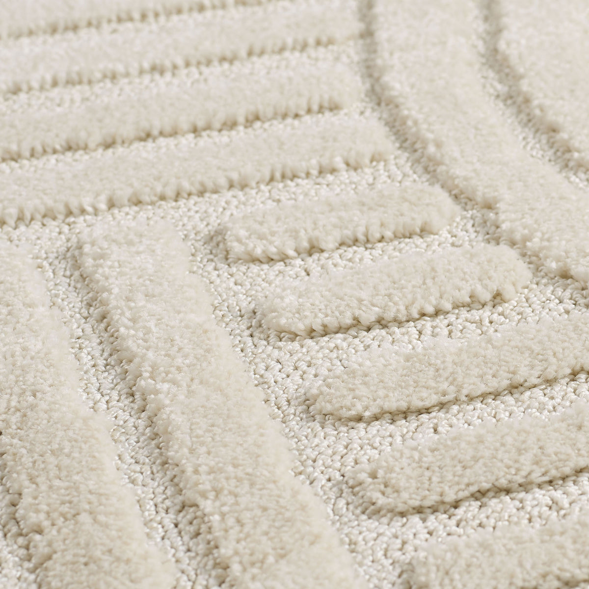 3D Hochflor-Teppich Skandinavisch Boho – Waschbar | Hoch-Tief-Effekt | Saugroboter-geeignet – Ansicht 42
