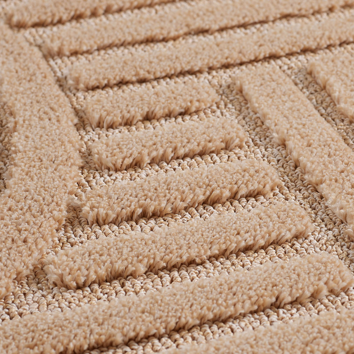 3D Hochflor-Teppich Skandinavisch Boho – Waschbar | Hoch-Tief-Effekt | Saugroboter-geeignet – Ansicht 40