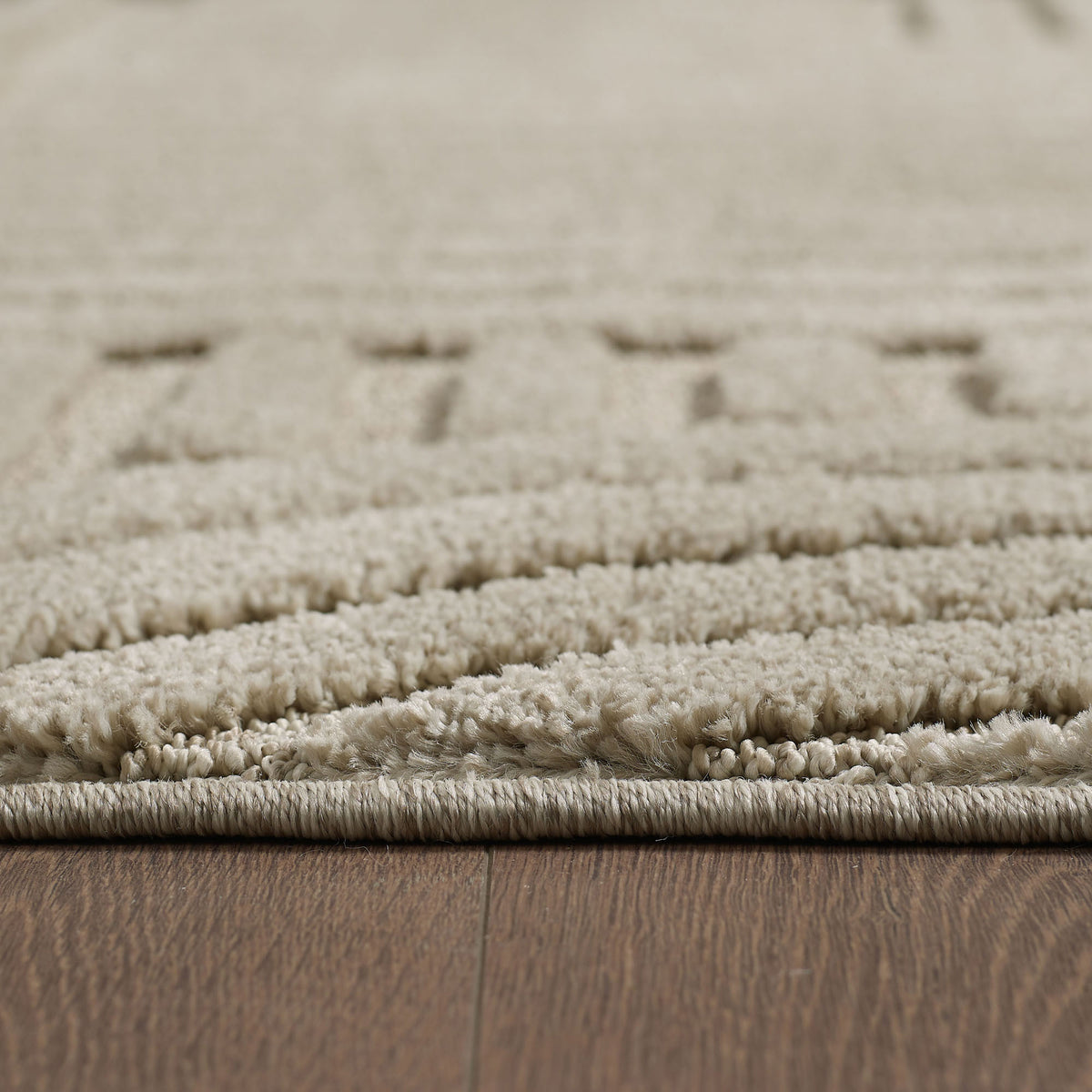 3D Hochflor-Teppich Skandinavisch Boho – Waschbar | Hoch-Tief-Effekt | Saugroboter-geeignet – Ansicht 26