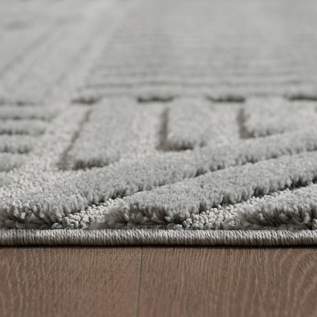 3D Hochflor-Teppich Skandinavisch Boho – Waschbar | Hoch-Tief-Effekt | Saugroboter-geeignet – Ansicht 4