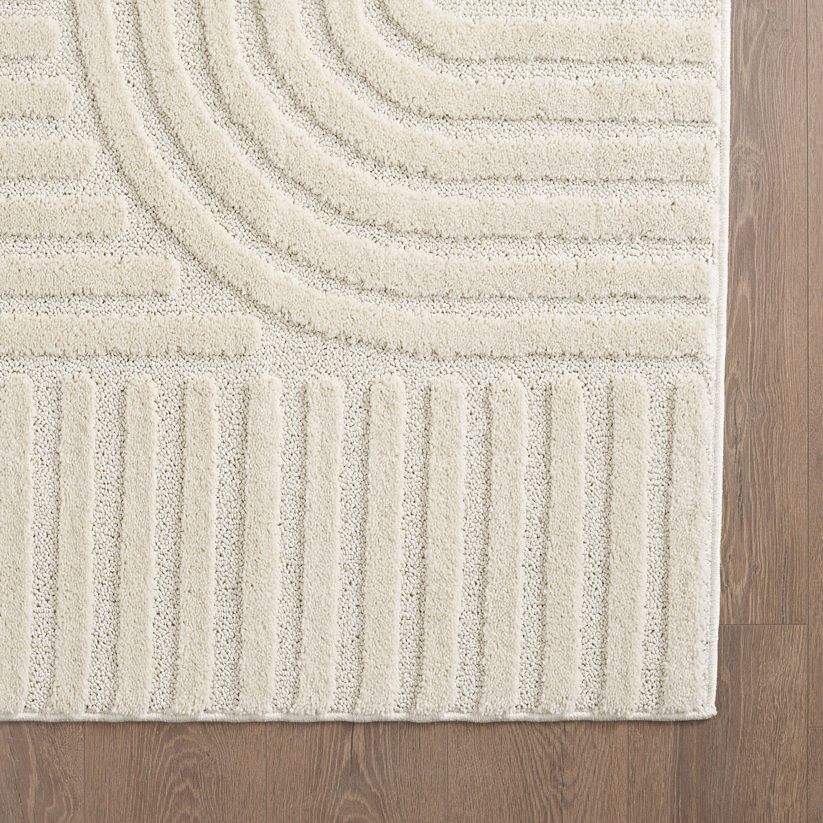 3D Hochflor-Teppich Skandinavisch Boho – Waschbar | Hoch-Tief-Effekt | Saugroboter-geeignet – Ansicht 23