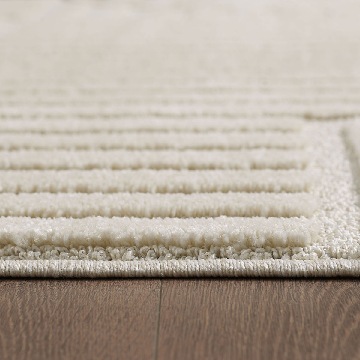 3D Hochflor-Teppich Skandinavisch Boho – Waschbar | Hoch-Tief-Effekt | Saugroboter-geeignet – Ansicht 30