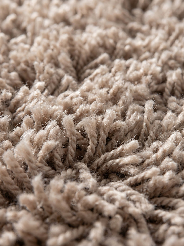 Teppich Beige Webstruktur Nahaufnahme_