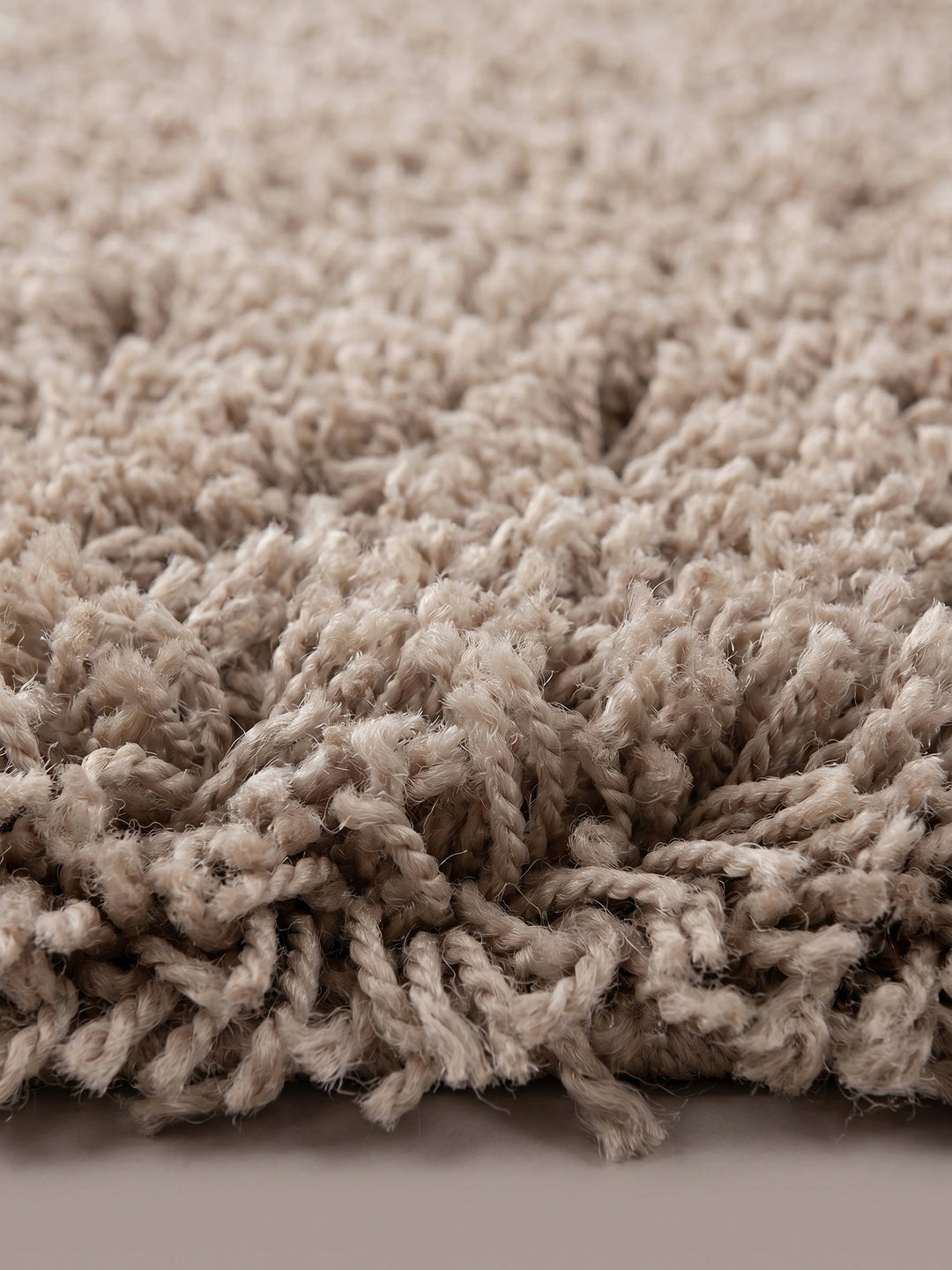 Teppich Beige Webstruktur Nahaufnahme_