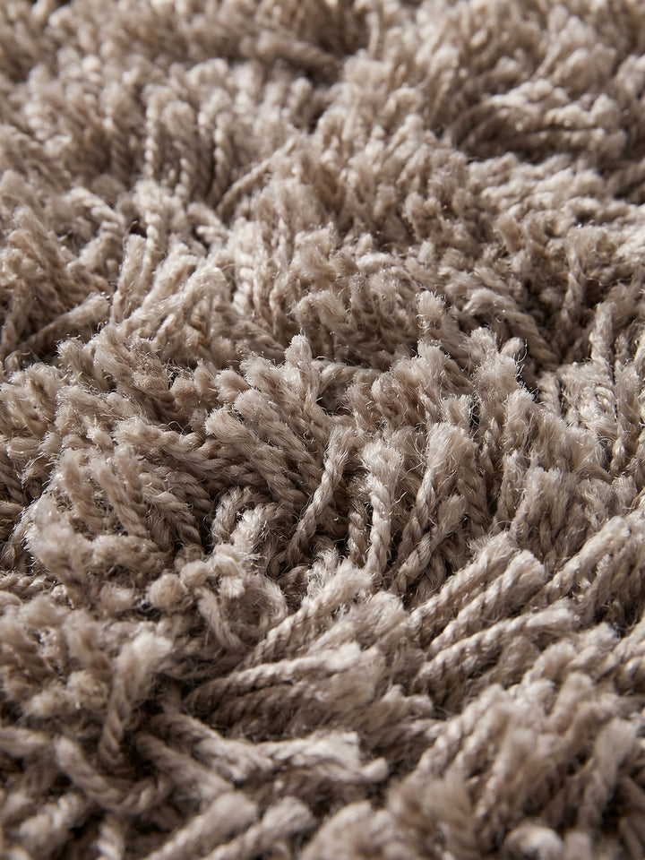 Teppich Beige Webstruktur Nahaufnahme_