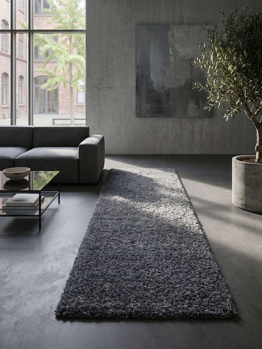 Teppich Grey Läufer Draufsicht_