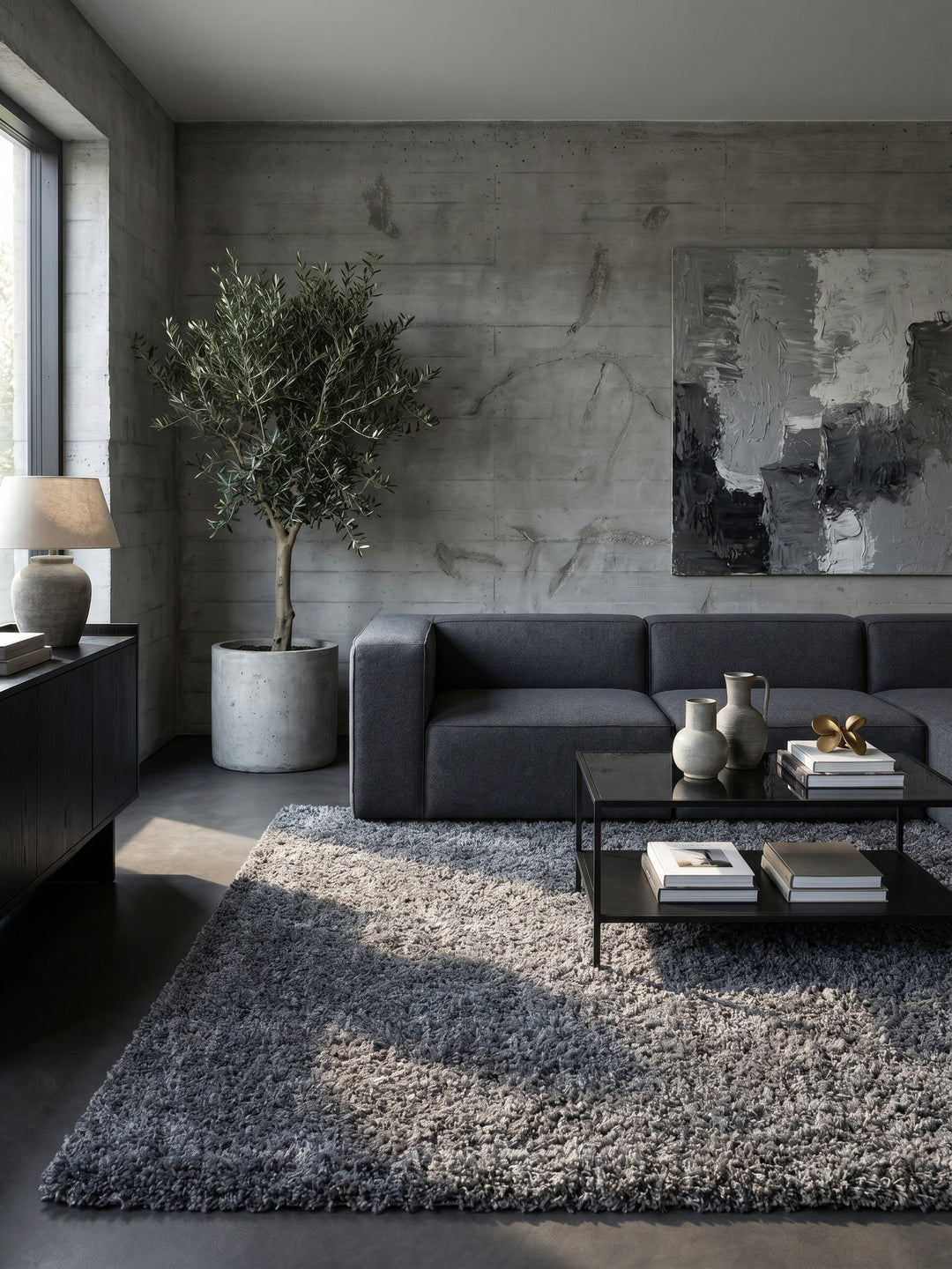 Teppich Grey als Wandteppich_