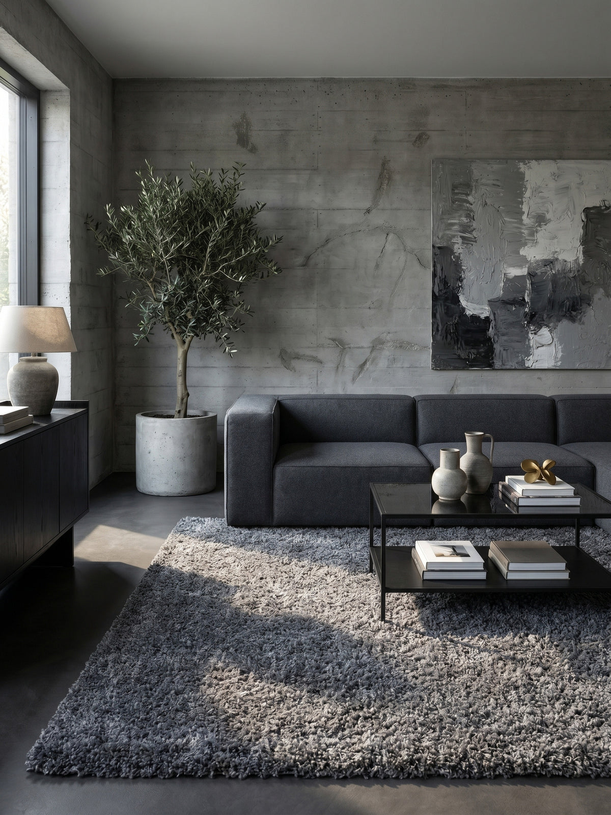 Teppich Grey als Wandteppich