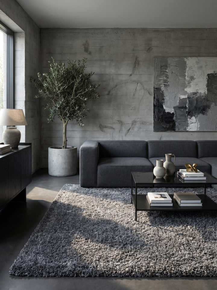 Teppich Grey als Wandteppich_