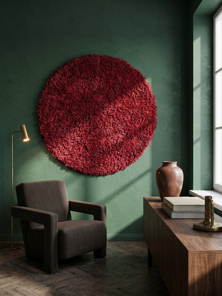 Teppich Red als Wandteppich_