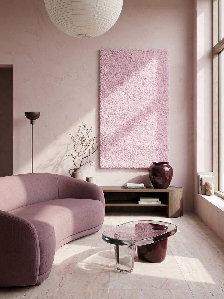 Teppich Pink als Wandteppich_