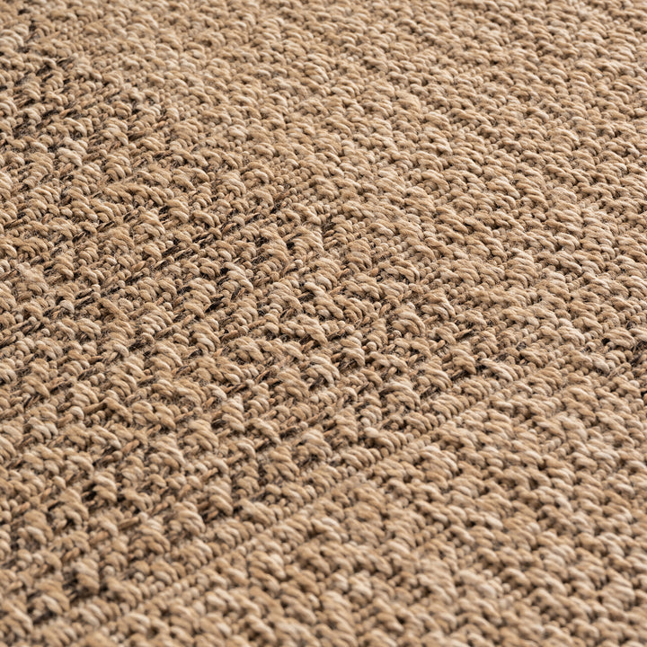 Teppich Beige Jute-Optik rund Polypropylen Interieur Wohnaccessoire Jute-Optik ARLBERG Dekor_