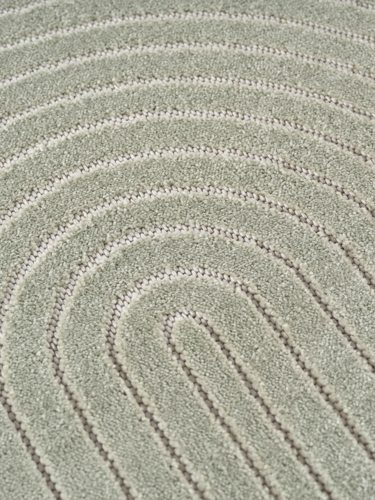 Teppich Salbeigrün rechteckig Polypropylen (Kurzflor) Interieur Wohnaccessoire ENGADIN Dekor_