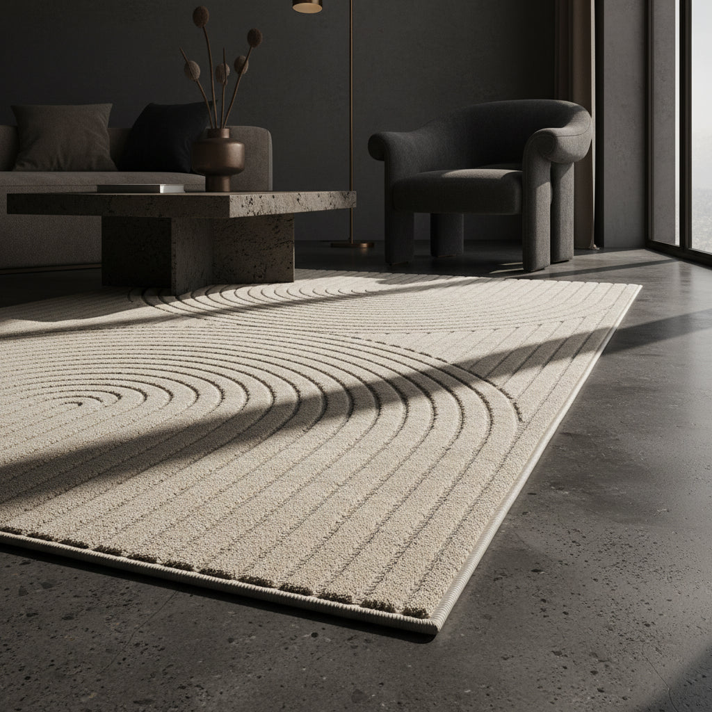 Outdoor-Teppich Skandi 3D-Design – Waschbar & Wetterfest für Balkon & Terrasse – Ansicht 24