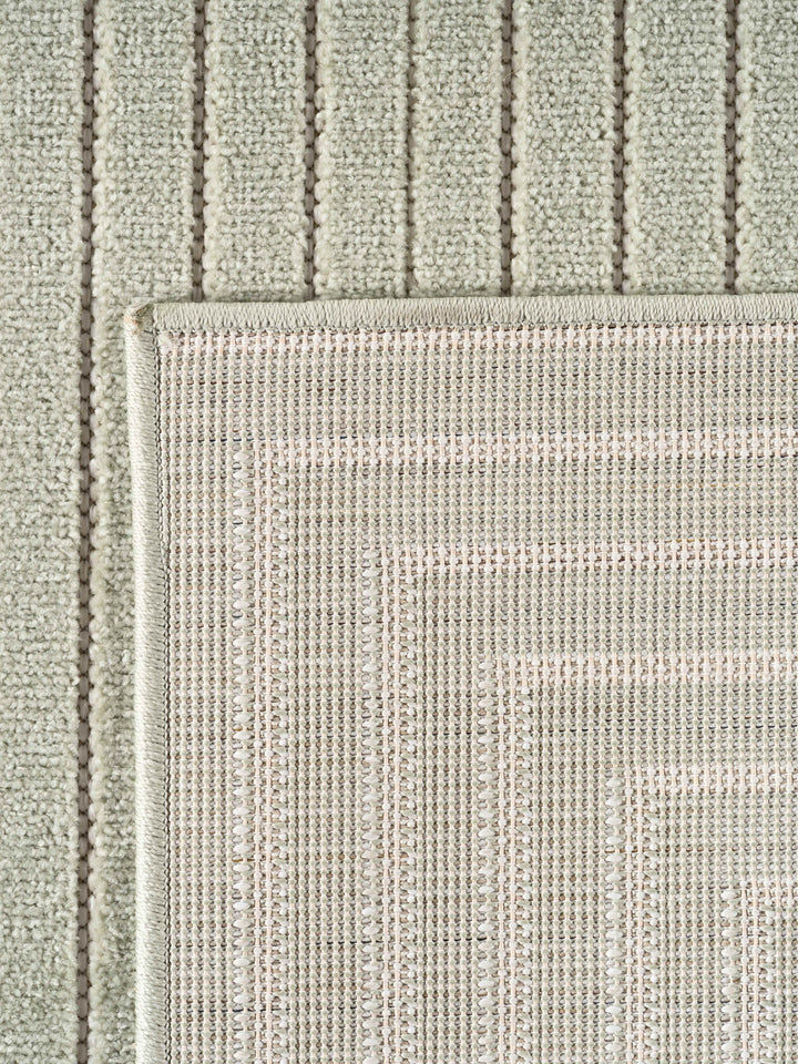 Teppich Salbeigrün rechteckig Polypropylen (Kurzflor) Designteppich Kollektion ENGADIN Wohnraum_