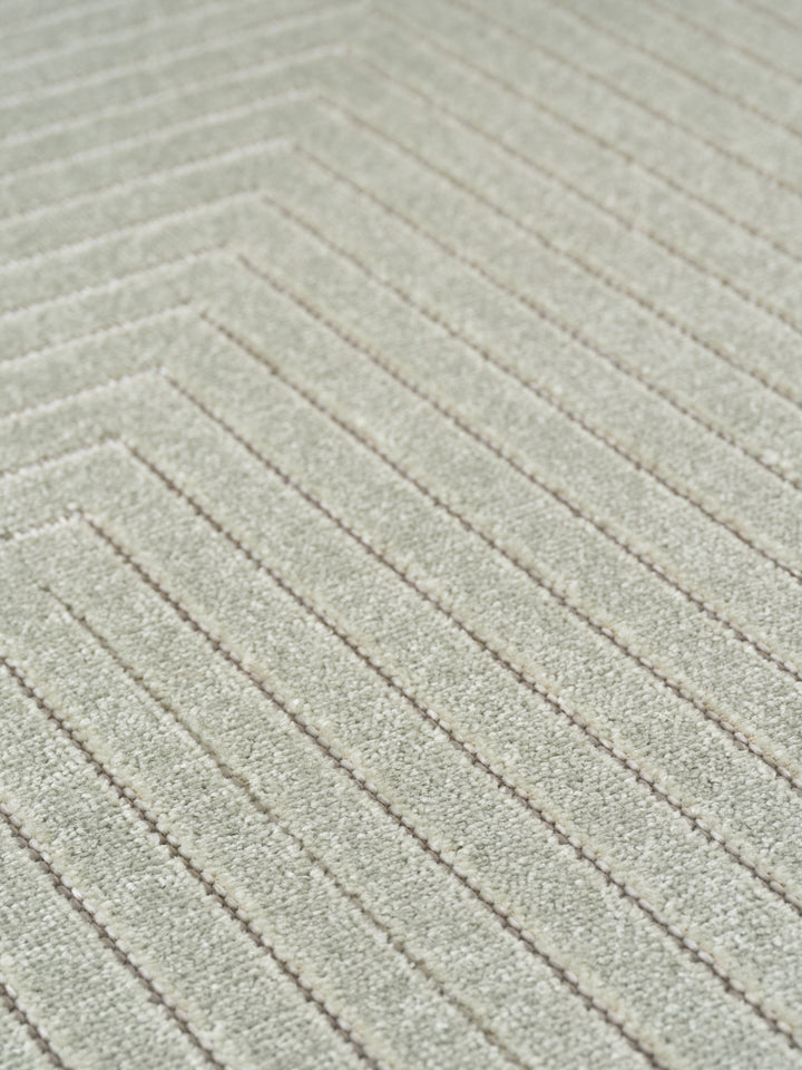 Teppich Salbeigrün rechteckig Polypropylen (Kurzflor) Interieur Wohnaccessoire ENGADIN Dekor_